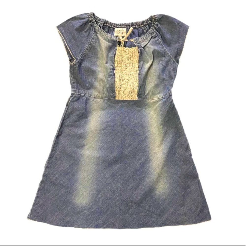 Armani Junior EUC Girls Kids Denim Dress Sz. 5